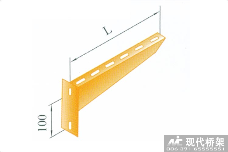 XQJ-TB-03A型托臂外形图