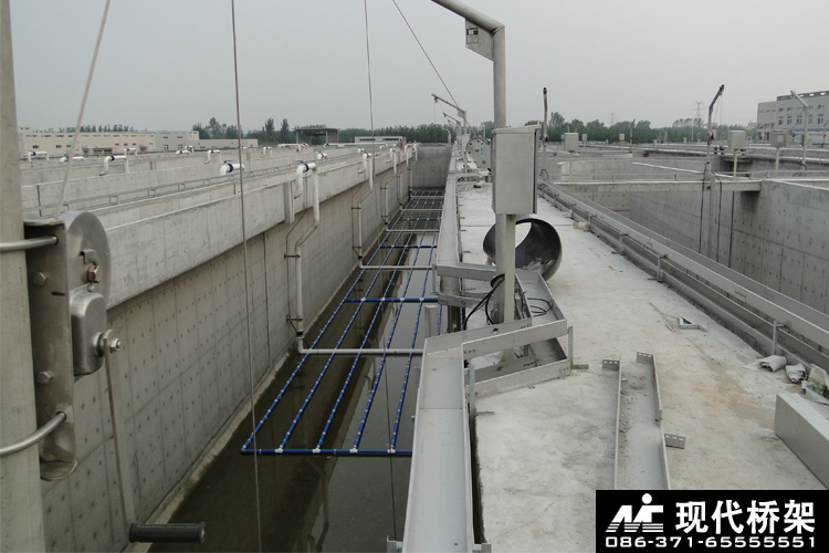 客户案例之郑州陈三桥污水处理厂项目304不锈钢桥架应用