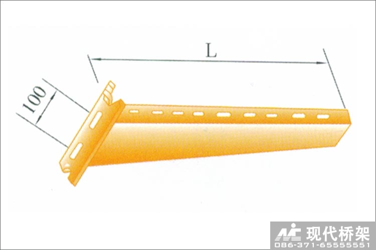 XQJ-TB-02型桥架托臂外形
